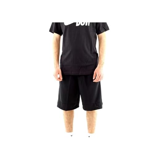 Nike Dri-FIT Icon, Men's basketball, Athletic shorts with side pockets, Black/Black/White, L