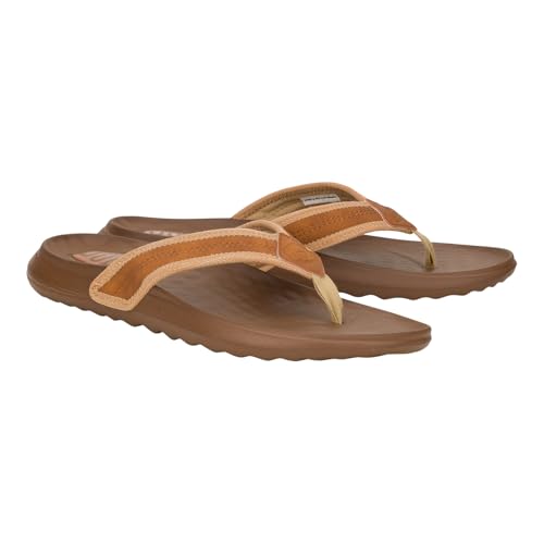 Image of HEYDUDE Men's Myers Flip Classic Sandal | Lightweight Flexible Outsole | Travel Ready Flip Flop