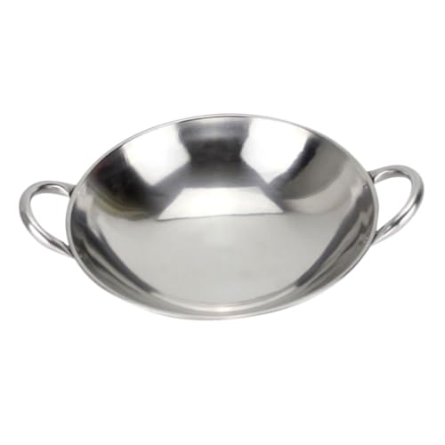 Olla caliente redonda de acero inoxidable estilo coreano miniatura 1