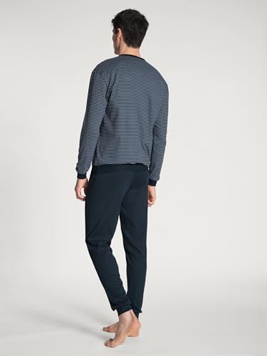 Men's Relax Streamline Pajama Jogger Set, 41767, Dark Sapphire, S3