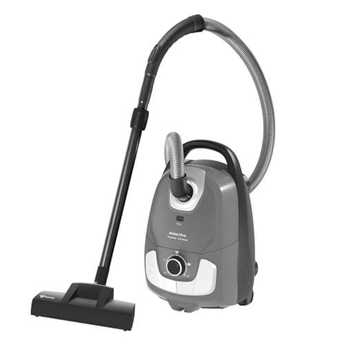 Akitas C11WT 900W Aspiradora con Bolsa Cable de 7m Potencia de Succión Ajustable Limpieza para Suelos Duros y Alfombras Cabezal de Cepillo Extra Incluido con 4 Accesorios Incluidos