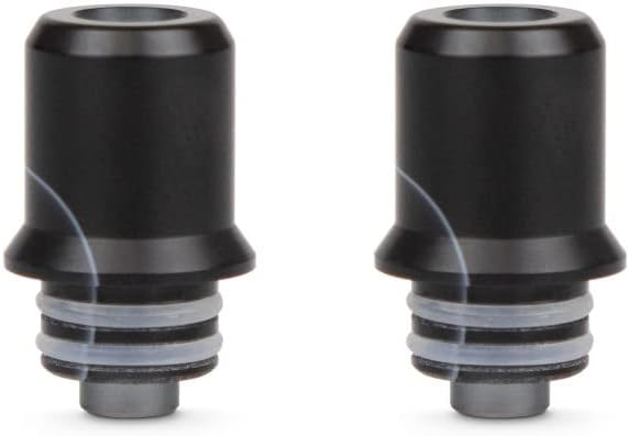 2 Pack of Zlide Drip Tip 510 Replacement Resin Drip Tip (Black) for Innokin Zlide Tank - Nicotine Free