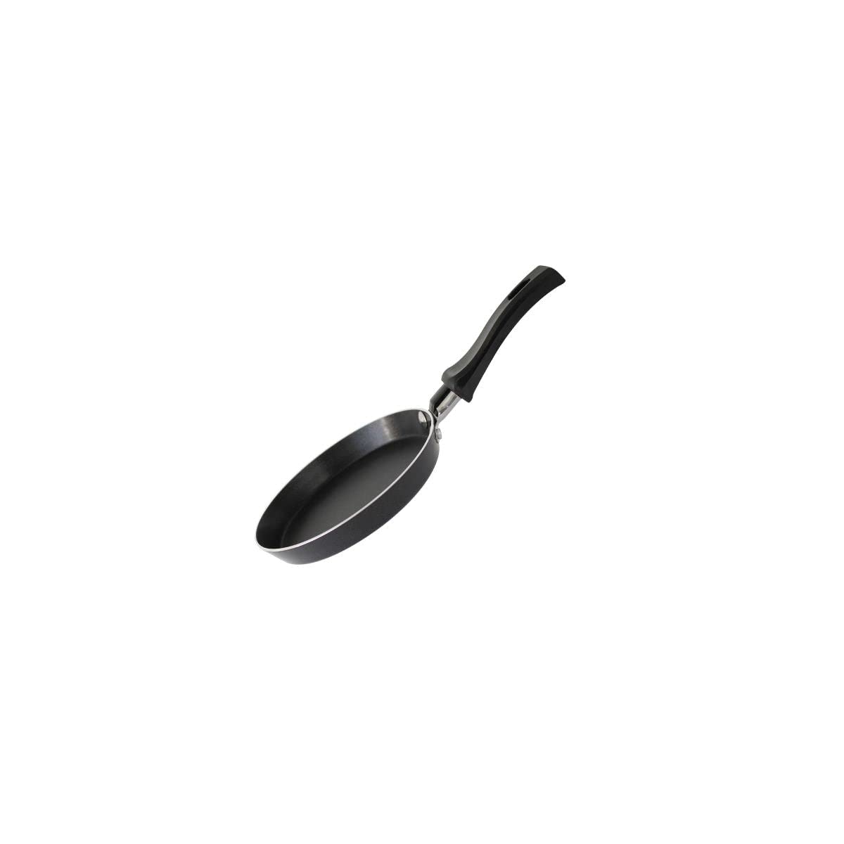 ELO6651426 Mini Pancake Pan, 14 cm Mini Pan, Egg Pan, Pancake Pan, Small Pan, Cooking Pan, Kitchen Pan, Pressed Aluminium, Plastic, 14 x 2 cm