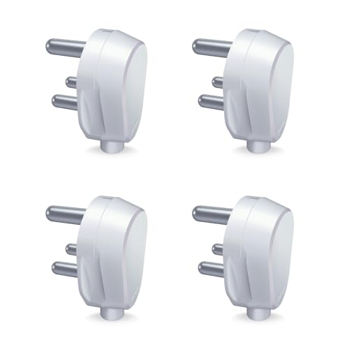 Image of Anchor by Panasonic 16A 3 Pin Plug Top 240V (Ivory, Pack of 4)
