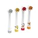 Peanuts Snoopy Electric Toothbrush Kit – Battery Powered Toothbrush with 4 Replaceable Brush Heads, High Vibration Cleaning, and Base Stand – Waterproof and Portable