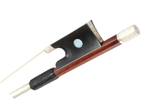 プレイヤーのバイオリンの弓 ヴァイオリン弓 ブラジリアンローズウッド無垢棒 レア彫刻