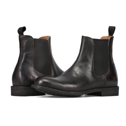 Image of Frye Tyler Chelsea Boots for Men Designed with Flexible Blake Construction and Elasticated Side Panels, Comfort Footbed and Full Leather Lining - 6 inch Shaft Height