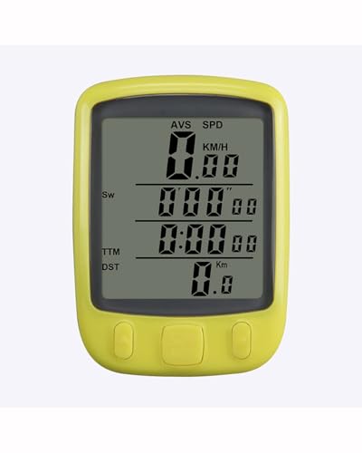Ciclocomputador Ciclocomputador con visión nocturna, resistente al agua y retroiluminación, con cable 563, velocímetro, odómetro y cronómetro para ciclismo deportivo. Accesorios. Ciclocomputador Resis