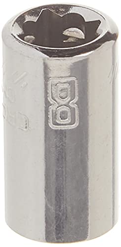 Image of CRAFTSMAN Shallow Socket, Metric, 1 /4-Inch Drive, 8mm, 6-Point (CMMT43504)