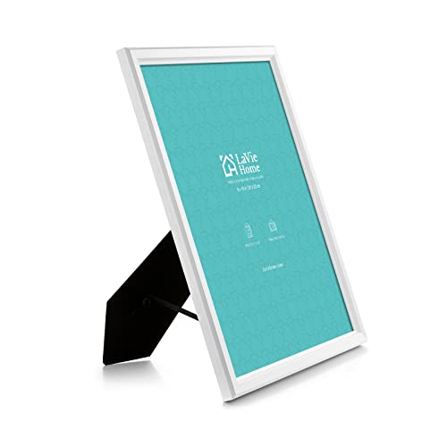 Lavie Home 8X10 Picture Frames (6 Pack, White) Simple Designed Photo Frames For Wall Mount Display, Set Of 6 Classic Collection #TOP1