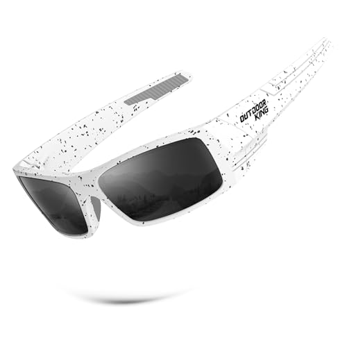 Image of Polarized Sport Sunglasses-for-Men Sun-Glasses: Mens Wrap Sunglasses for Fishing Cycling Running UV400 Protection
