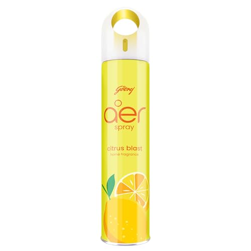 Image of Godrej aer Spray | Room Freshener for Home & Office - Citrus Blast (180 ml) | Long-Lasting Fragrance