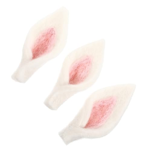 JECOMPRIS Juego de 10 Orejas de Conejo de Fieltro en Color para Decoración y Accesorios de Pascua, Suministros de Bricolaje para Fiestas, Complementos para Sombreros y Ropa Festiva