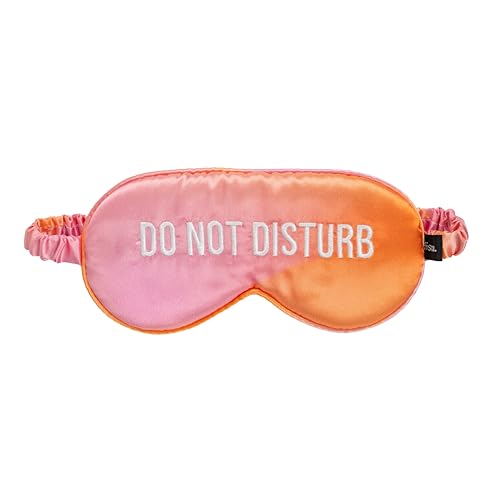 Fisura – Schlafmaske'do not disturb' mit Farbverlauf, weiche, ultrasanfte Maske mit elastischem Gummiband. 20 x 10 cm.
