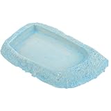 TEHAUX 爬虫類用樹脂給餌ボウル トカゲ亀蛇対応 食品 水入れ皿 逃げ防止設計 爬虫類飼育簡便化用