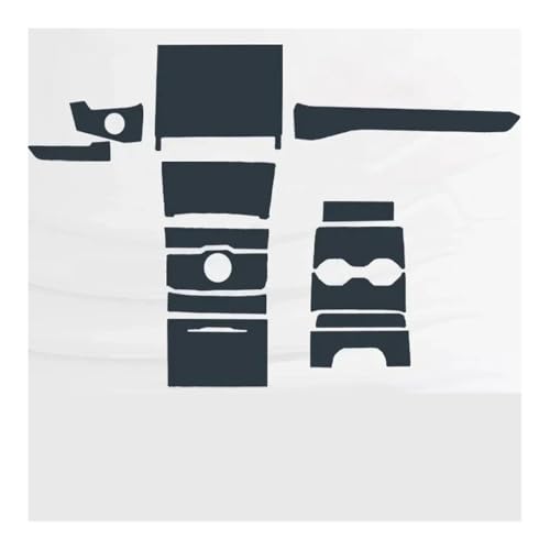Protecteur d'écran navigation TPU Grand Cherokee 2021-2023 tableau bord et console centrale