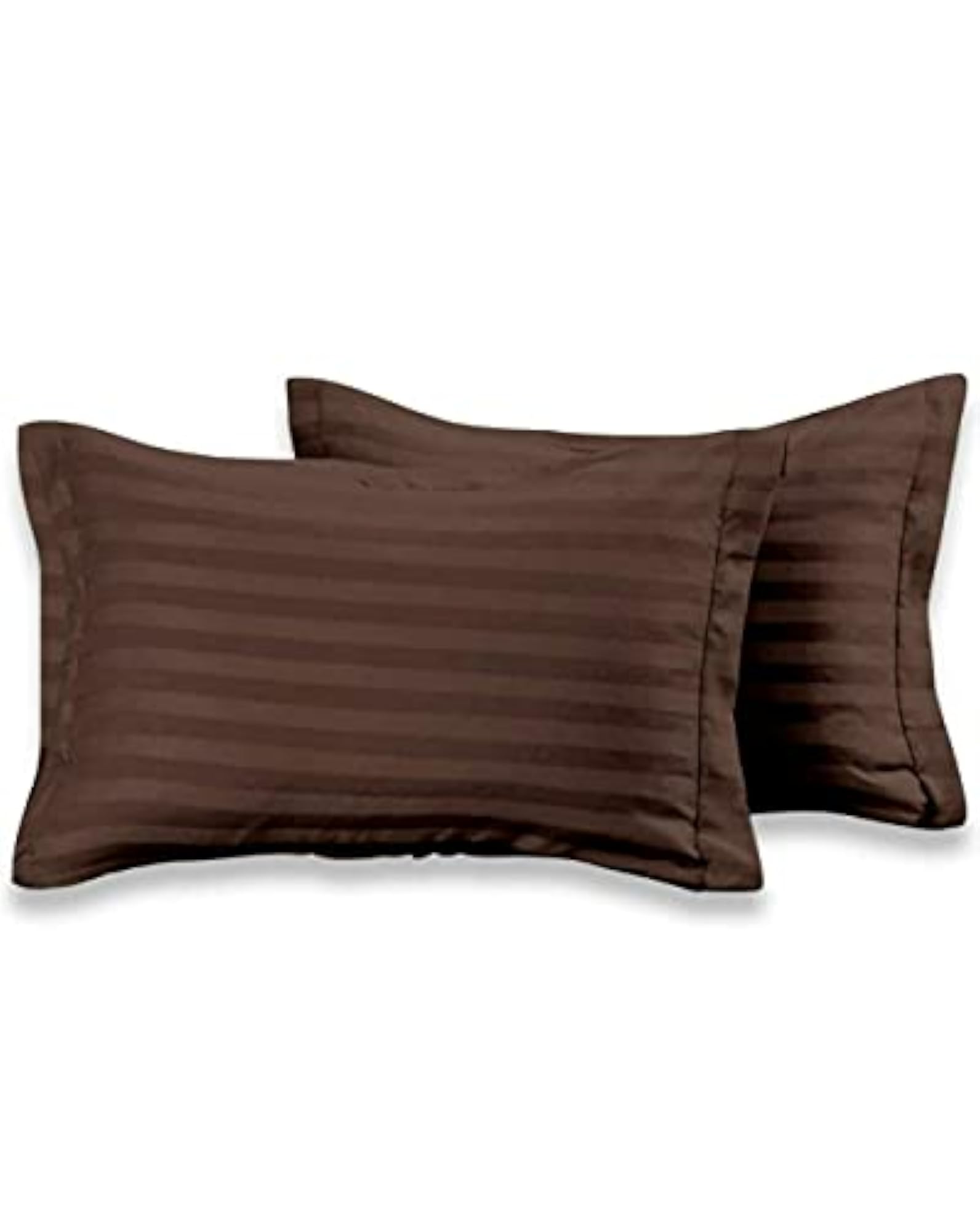 Solid Stripes Pillow Covers, Set of 2 Pairs