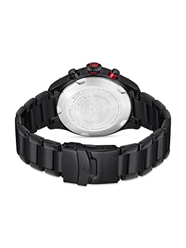 Image of Swiss Military Hanowa SMWGI2101431 - Blackbird Swiss Made Black Watch for Men