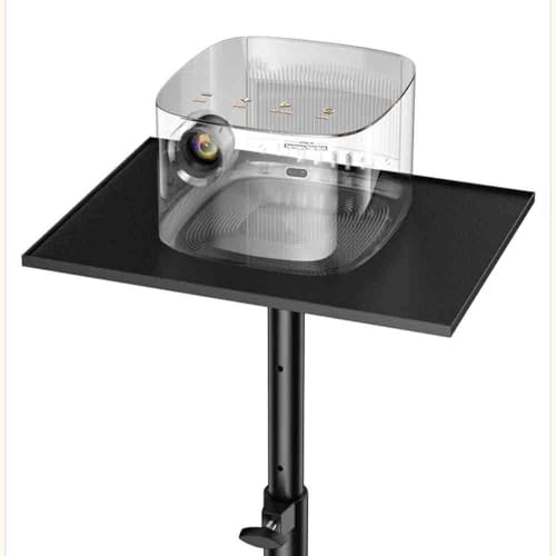 Soporte de proyector de pie con bandeja y trípode miniatura 3