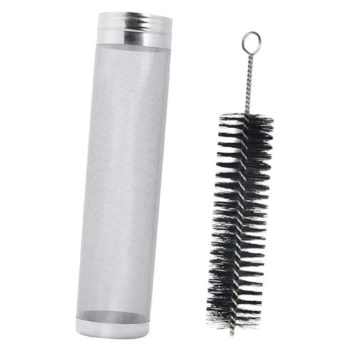 FUNOMOCYA 304 Stainless Steel Beer Filter Strainer Tube for Brewing Hop Filter Tool