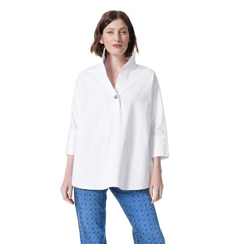 DO by Dee Ocleppo Womens Hailey Stand Collar Shirt Standard