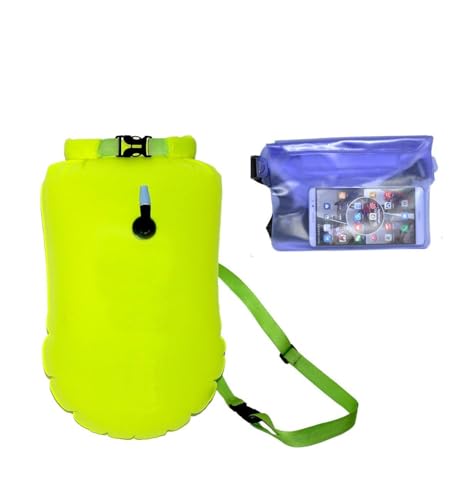 E-Onfoot Schwimmboje zur Aufbewahrung, schwimmende Schwimmtasche, mit wasserdichter Tasche...