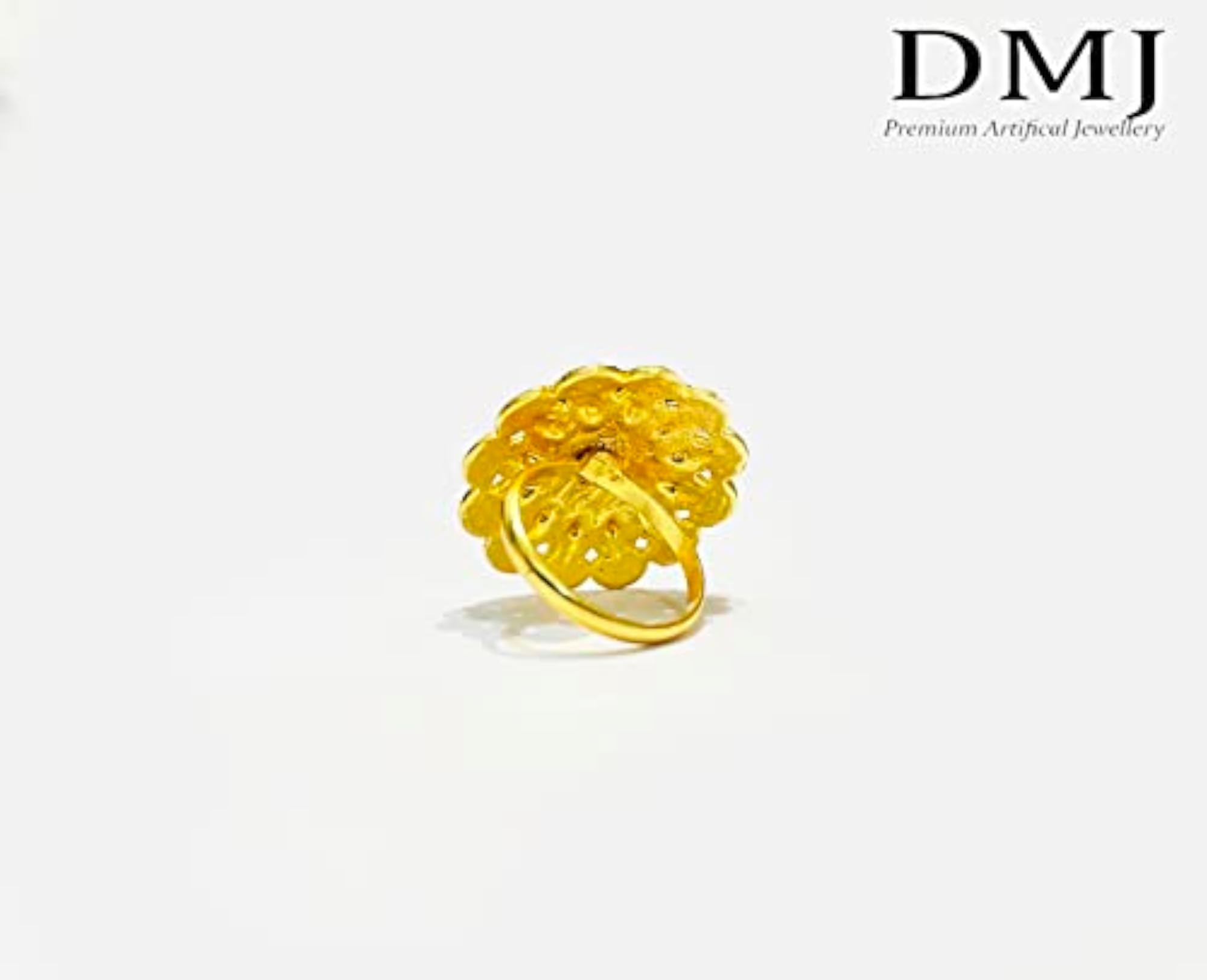 Women's Premium Gold Plated Handmade Adjustable Finger Ring