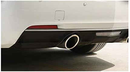 2pcs Silver Stainless Steel Exhaust Tail Rear Muffler Tip Tailpipe Trim compatible For Cadillac ATS 2013 2014 2015 2016 2017 2018 2019 2020 2021 2022 2023 2024 2025