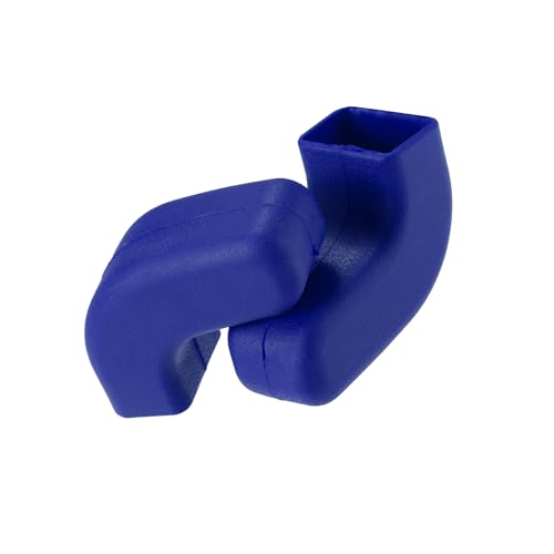 Partuto Car Front Bumper Tow Hook Protective Cover Fit for Jeep Wrangler JK JL - Pack of 2 Blue Replacement