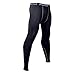Xtextile Sports Compression Running Leggings Gym Exercise Lycra Elastic Tight Pants Leggings for Men Male (S)