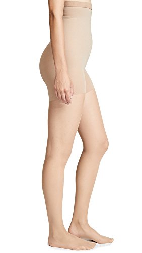SPANX Women's Luxe Leg High Waisted Sheer Tights, Nude, C
