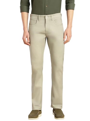 Image of Thomas Scott Men's Cricket Club Collection Mid-Rise Straight Fit Stretchable Jeans | 5-Pocket | No-Fade Denim