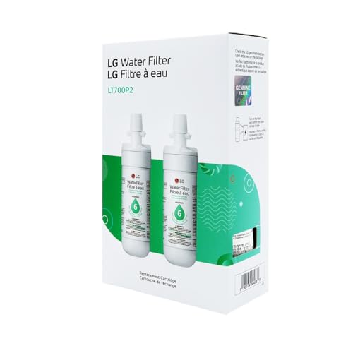 Filtre à eau LT700P2 LG élimine le mauvais goût du robinet pack de 2 - 6