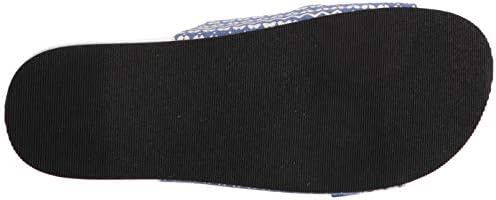 Rocket Dog Women's ESTI Baja Stripe Cotton Slide Sandal, Blue, 11 | Image 3