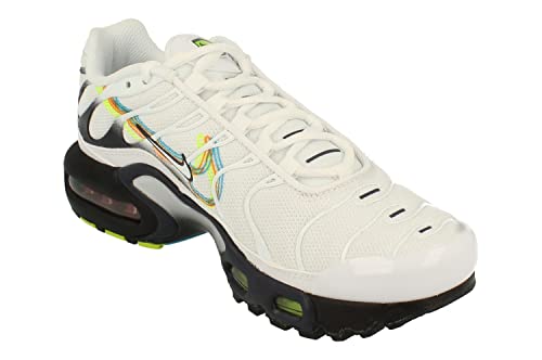 Nike Air Max Plus GS Running Trainers DV7140 Sneakers Shoes (UK 4.5 us 5Y EU 37.5, White Blackened Blue Volt 100)4