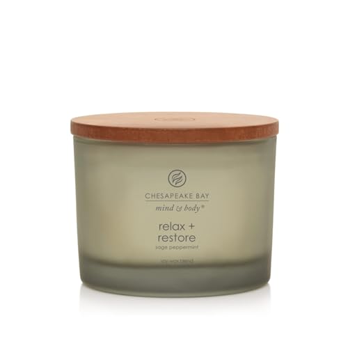 Chesapeake Bay Candle PT41989 Candle Coffee Table Jar Sage Peppermint Home Décor