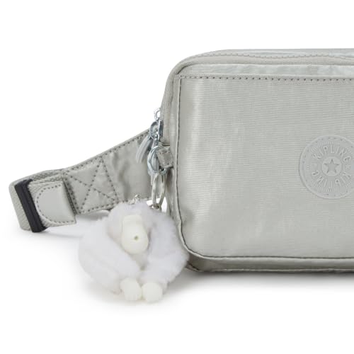 Image of Kipling Women's Abanu Medium Crossbody Bag, Lightweight, Adjustable Nylon Waist Pack with Multi-Compartment Zip Pockets