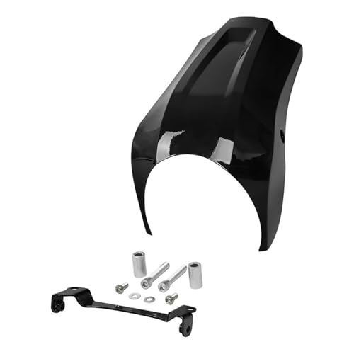 Carenado de faro delantero con soporte para Harley Softail cúpula aerodinámica antirvibración
