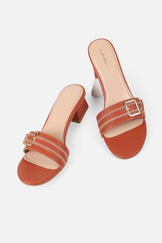 Image of Allen Solly Women's Ahscfrgbs01746 Heeled Sandal