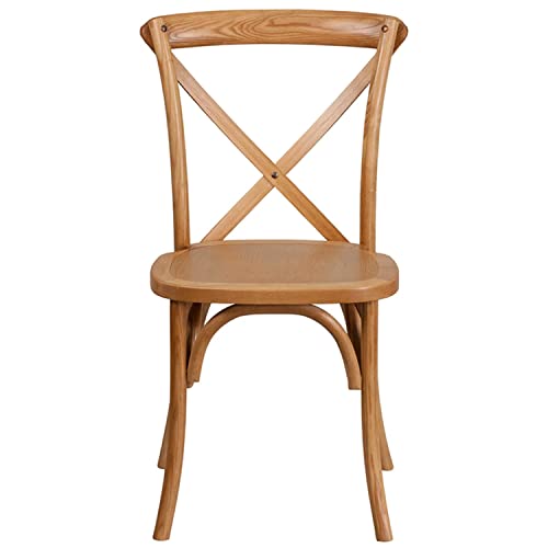 Image of Flash Furniture HERCULES Series OAK Cross Back Chair
