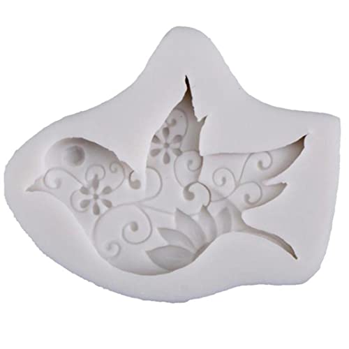 Taube Vogel Silikonform Tier Kuchen Form Kuchen Dekorieren Werkzeuge Fondant Backen Schokolade Süßigkeit Seife DIY Mold Backwerkzeuge