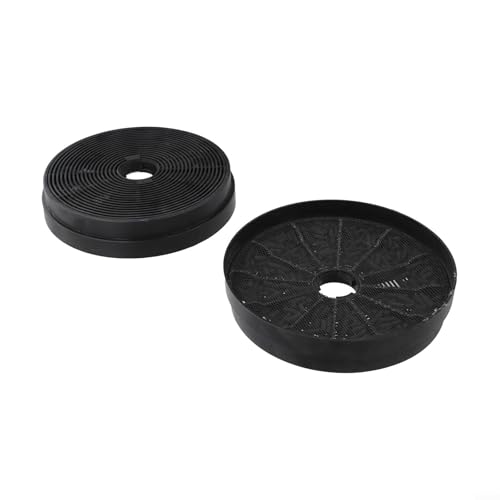 Vibsky Replacement Activated Carbon Filter for Kitchen Range Hood 175mm x 175mm x 35mm, 2 Pack