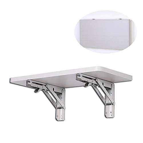 ZYFA Plegable Estantería De Pared,Estanterías Pared Baldas Flotantes, Madera Colgante Escritorio Pared,Mesa...