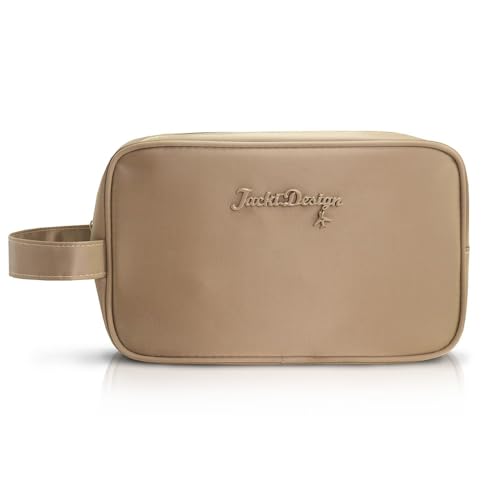 Jacki Design Necessaire c/Alça Lateral Premium Bege - Organização de Maquiagem