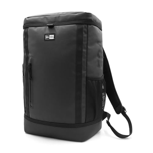 [ニューエラ] newera バッグ リュック ボックスパック Box Pack 14550954 N840BP398 ブラック/サイドロゴ・別注 黒 クロ FREE ONSPOTZ別注 メンズ レディース バッグ 大容量 おしゃれストリートブランド専門 機能性 種類 収納 学生流行トレンドデザインの商品画像（Amazon）