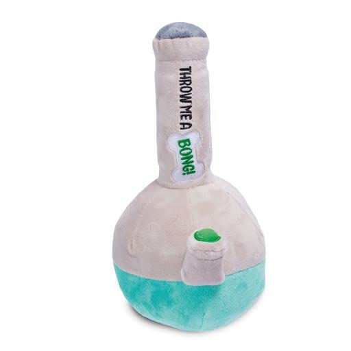 Fujima Beaker Plush Dog Toy Funny 4/20 Themed- Durable and Safe Non-Toxic Materials -Soft Texture and Built-in Squeaker for Versatile Play