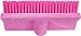 SPARTA 40423EC26 Plastic Floor Scrub Brush, Wall Brush, Equipment Brush With Nonabsorbent Bristles For Industrial Kitchens, Hospitals, Commercial Cleaning, 10 Inches, Pink