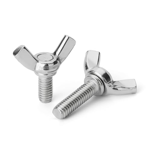 5個入 蝶ねじ M5 ウィングボルト 304ステンレス鋼 ボルトセット ねじ 手ねじ機械部品 (M5*35)