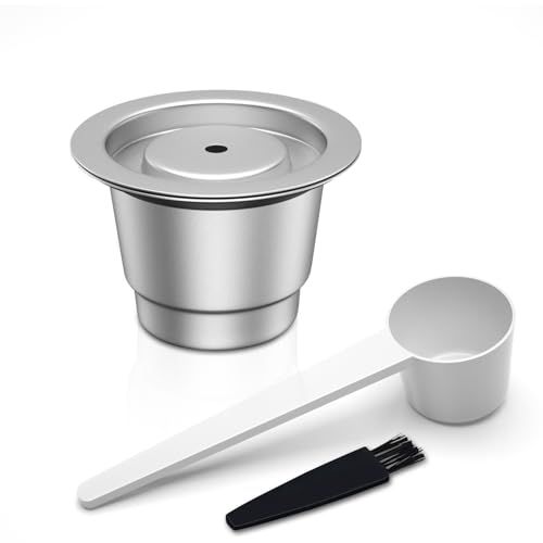 LIHONG Stainless Steel Reusable Coffee Pods, Reusable Coffee Capsules, Reusable Espresso Pods...