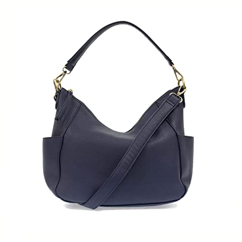 Image of Joy Susan Womans Trish Convertible Hobo Bag - Navy